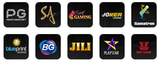 รวมตัวอย่างค่ายเกมสล็อตที่มีให้บริการบน halo555